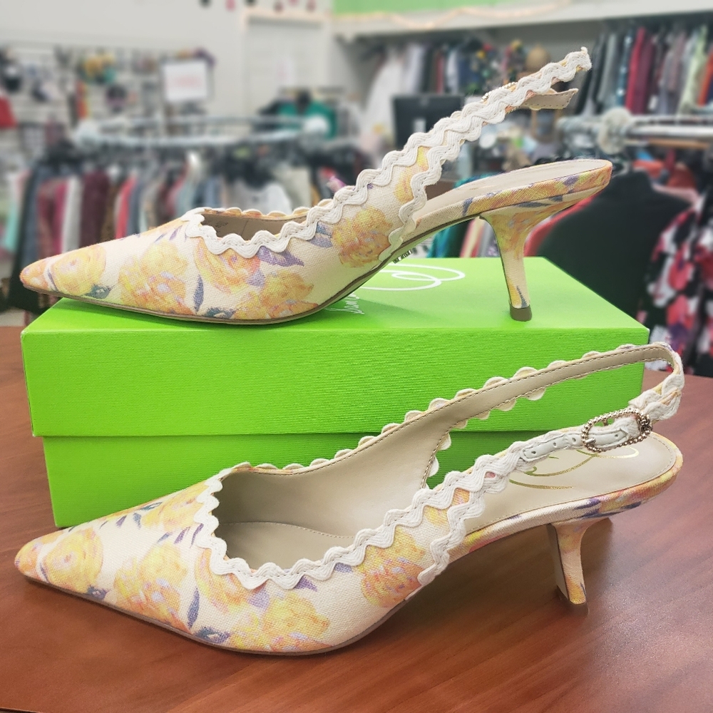 New In BoxSam Edelman Bianka Slingback Pumps